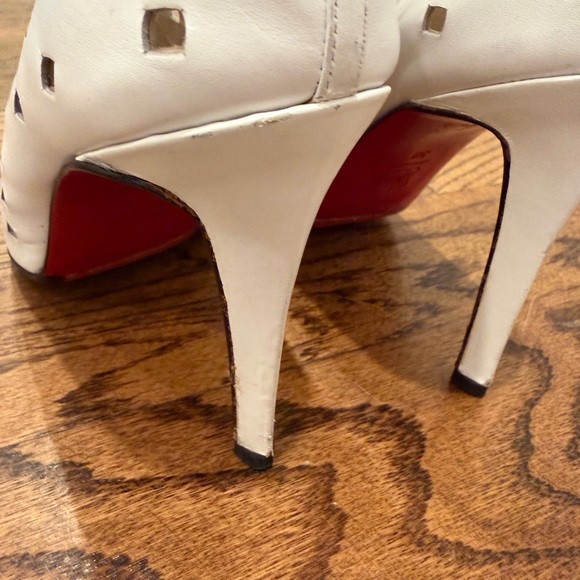 Christian Louboutin Cut Out Ankle Boots - Picture 5 of 9